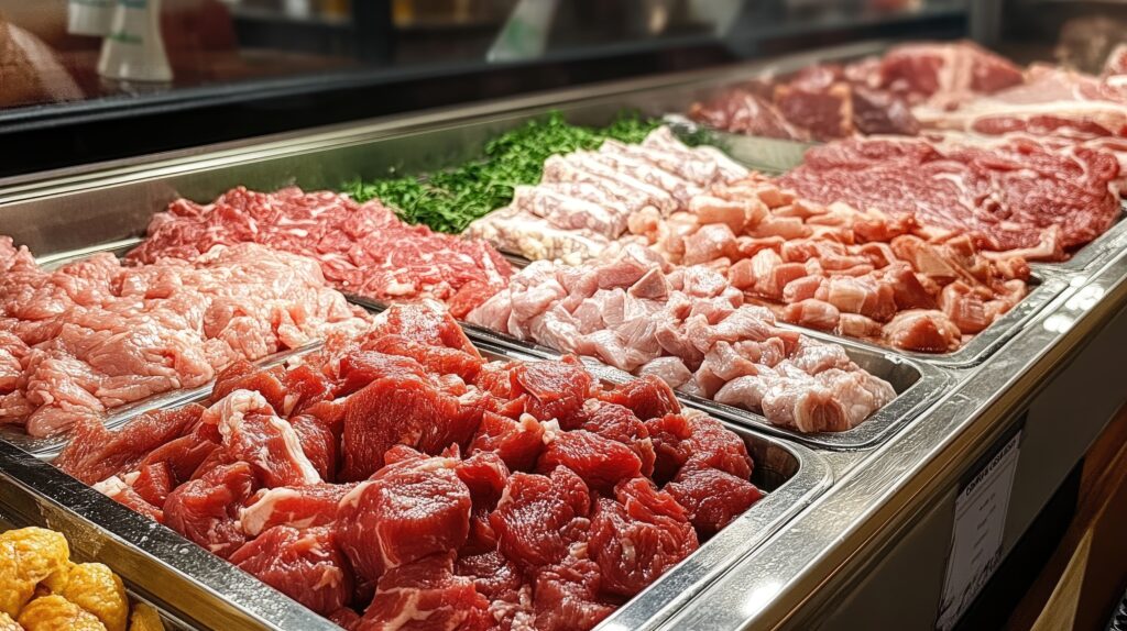 image of meats in deli