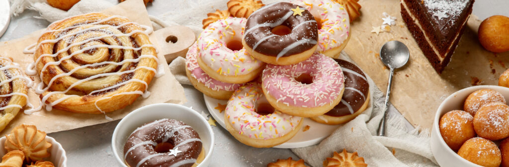 image of donuts and pastries